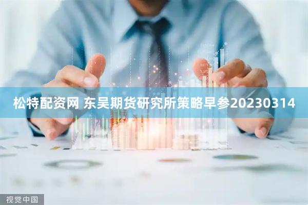 松特配资网 东吴期货研究所策略早参20230314